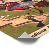 モンティチェロインディアナレイクシャファー1950 ポスター (角)