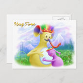 モンティ王が抱き締める ポストカード (正面/裏面)