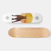 モンティ&ストロング – ピーチスカートボード スケートボード (横)