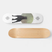 モンティ&ストロング – ピーチスカートボード スケートボード (横)