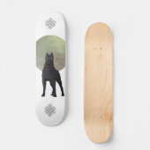 モンティ&ストロング – ピーチスカートボード スケートボード (正面)