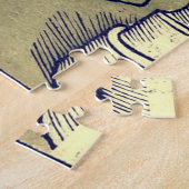 モンテカッシーノのヌルシア修道院聖ベネディクト ジグソーパズル (側面)