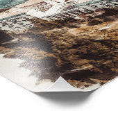 モンテカッシーノトスカニーイタリアヒストリックモンストラーンアート フォトプリント (角)