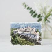 モンテカッシーノトスカニーイタリアヒストリックモンストラーンアート ポストカード (スタンド正面)