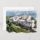 モンテカッシーノトスカニーイタリアヒストリックモンストラーンアート ポストカード (正面/裏面)