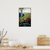 モンテカティニトスカニーイタリアヴィンテージ旅行 ポスター (キッチン)