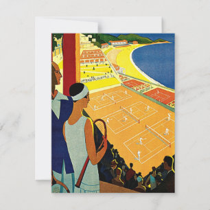 モンテカルロのテニス、インビテーション ヴィンテージ スポーツ 招待状