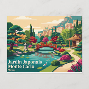 モンテカルロの日本庭園 (Jardin Japonais) ポストカード