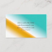 モンテカルロブルーイベント計画名刺 名刺 (裏面)