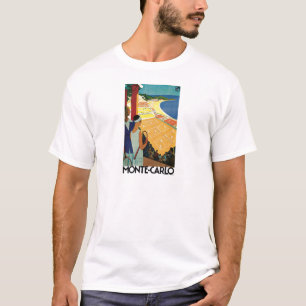 モンテカルロモナコのヴィンテージ旅行 Tシャツ