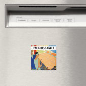 モンテカルロモナコフランスヴィンテージトラベルマグネット マグネット (インサイチュ (食洗機))