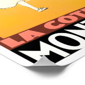 モンテカルロモナコフランスヴィンテージ旅行ポスター ポスター (角)