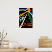 モンテカルロモナコヴィンテージオートレースアド ポスター (キッチン)