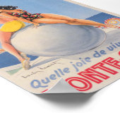 モンテカルロモナコヴィンテージトラベル ポスター (角)