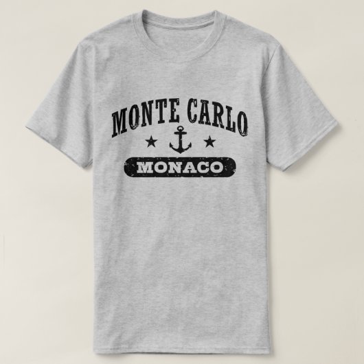 モンテカルロモナコ Tシャツ (デザイン正面)