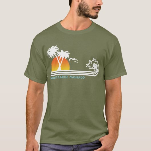 モンテカルロモナコTシャツ Tシャツ (正面)