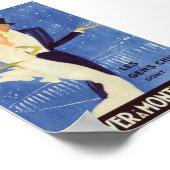 モンテカルロヴィンテージ旅行ポスター ポスター (角)