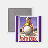 モンテカルロ入浴美しい磁石 マグネット (正面/裏面)