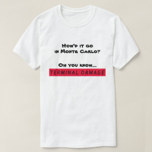 モンテカルロ-ターミナルダメージ Tシャツ