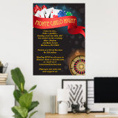 モンテカルロ・ポスター26 x 36 ポスター (ホームオフィス)