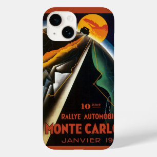 モンテカルロ・ラリーのビンテージ旅行ポスター Case-Mate iPhone 14ケース