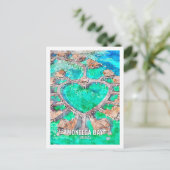 モンテガベイジャマイカ有名な旅行プレイスウォーターカラー ポストカード (スタンド正面)