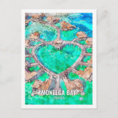 モンテガベイジャマイカ有名な旅行プレイスウォーターカラー ポストカード (正面)