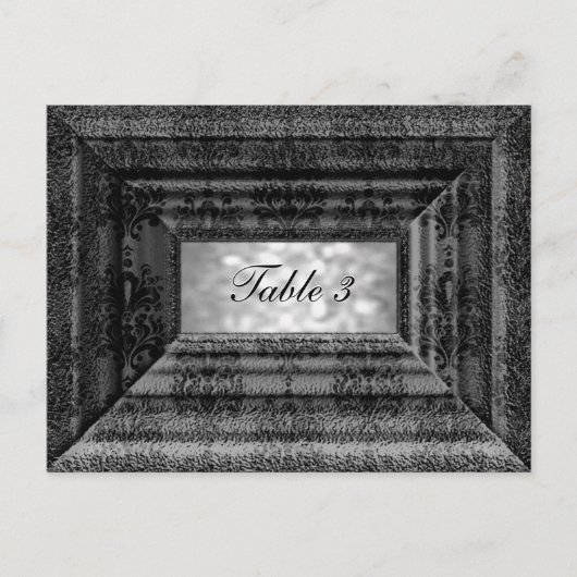 モンテクセードテーブル番号カード ポストカード (正面)