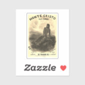 モンテクリストのカウント – ヴィンテージ シール (シート)