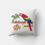 モンテゴベイジャマイカトロピカルパロット クッション (裏面)