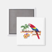モンテゴベイジャマイカトロピカルパロット マグネット (正面/裏面)