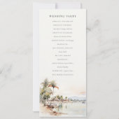 モンテゴベイジャマイカランドスケープ結婚式 プログラム (裏面)