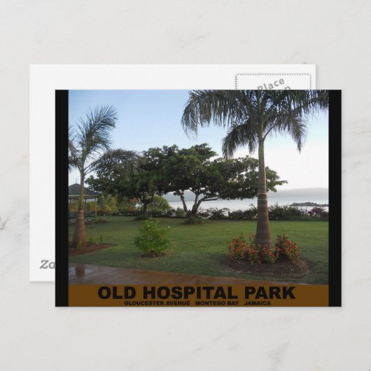 モンテゴベイジャマイカ旧病院公園 ポストカード (正面/裏面)
