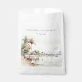 モンテゴベイジャマイカ水彩風景結婚ズ フェイバーバッグ (正面)