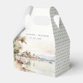 モンテゴベイジャマイカ水彩風景結婚ズ フェイバーボックス