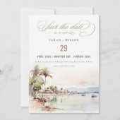 モンテゴベイジャマイカ風景結婚写真 セーブザデート (正面)