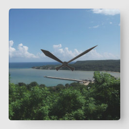 モンテゴ・ベイ、ジャマイカの時計 スクエア壁時計