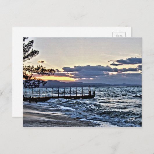 モンテゴ・ベイ、ジャマイカの美しい日没 ポストカード (正面/裏面)