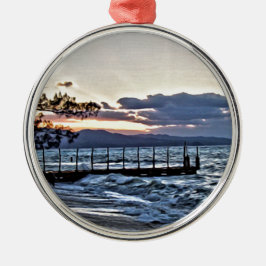 モンテゴ・ベイ、ジャマイカの美しい日没 メタルオーナメント