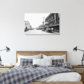 モンテサノワメイン通りタウンビュー写真 キャンバスプリント (インサイチュ (寝室))