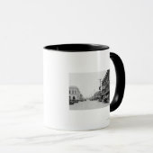 モンテサノワメイン通りタウンビュー写真 マグカップ (正面右)