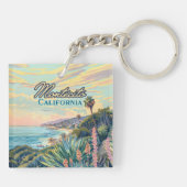 モンテシトカリフォルニアサンタバーバラコーストライン キーホルダー (裏面)