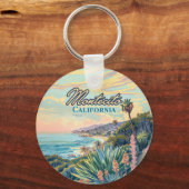 モンテシトカリフォルニアサンタバーバラコーストライン キーホルダー (裏面)