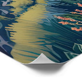 モンテシトカリフォルニアサンタバーバラコーストライン ポスター (角)