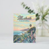 モンテシトカリフォルニアサンタバーバラコーストライン ポストカード (スタンド正面)