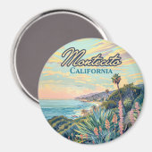 モンテシトカリフォルニアサンタバーバラコーストライン マグネット (正面/裏面)