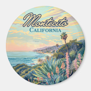 モンテシトカリフォルニアサンタバーバラコーストライン マグネット