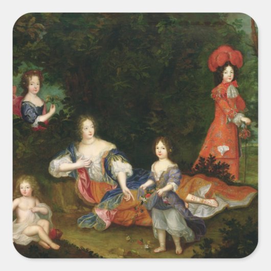 モンテスパン侯爵 スクエアシール (正面)