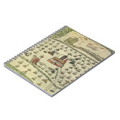 モンテスマアステカの帝国アンティーク世界地図1577 ノートブック (左側)