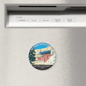 モンテスマキャッスルナショナルモニュメントアリゾナヴィンテージ マグネット (インサイチュ (食洗機))